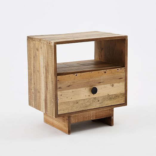 Emmerson Reclaimed Wood Nightstand Natural