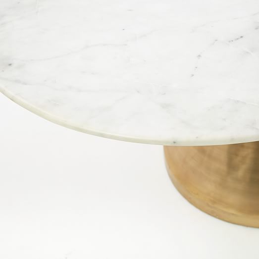 Silhouette Pedestal Oval Dining Table White Marble Antique Brass - White Oval Marble Top Dining Table Silhouette Pedestal Oval Dining Table White Marble Antique Brass - White Oval Marble Top Dining Table