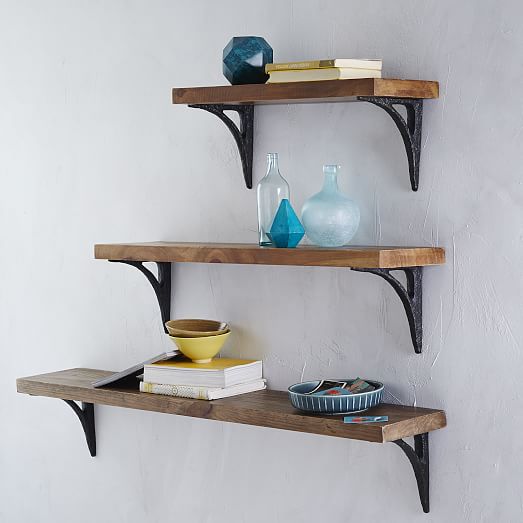 Reclaimed Wood Shelving Brackets