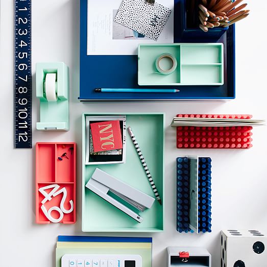 Color Pop Desk Accessories Light Gray