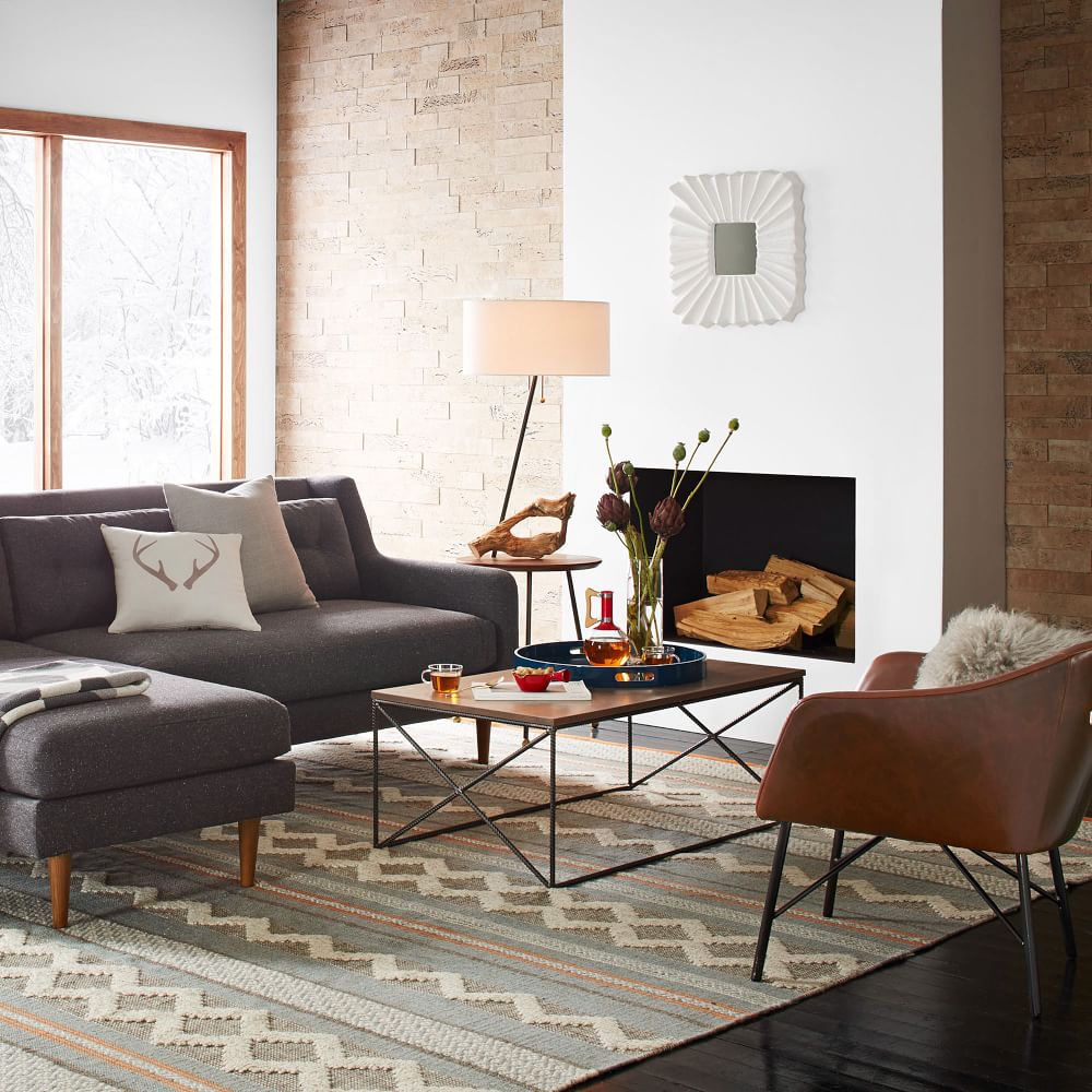 Duo Side Table Floor Lamp | West Elm