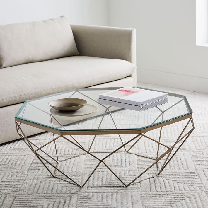 Shop Geometric Coffee Table from West Elm on Openhaus
