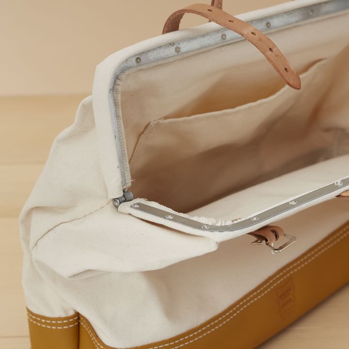 Heritage Leather Reinforced Mason Bag West Elm