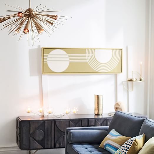sputnik chandelier living room