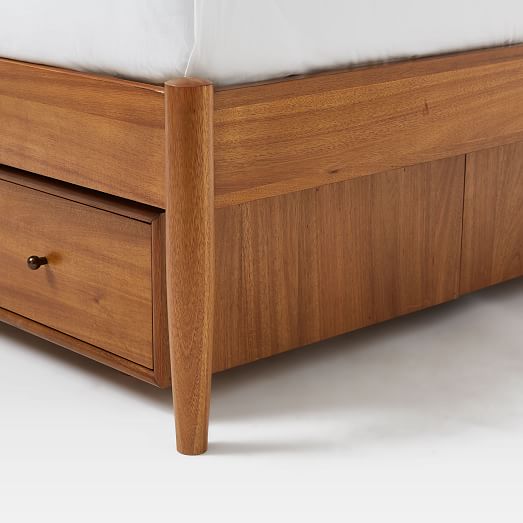 Mid Century Storage Bed Acorn
