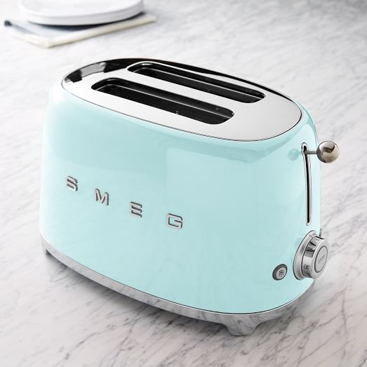 blue smeg toaster