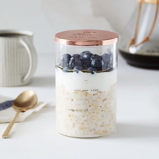 glass jars for overnight oats