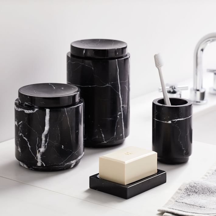 Black Marble Bathroom Accessories