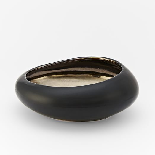 Ceramic Luster Decorative Bowl Decorative Accents