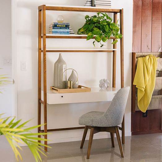 Modern Wall Desk - Modernist Curved Wall Shelf Modern Wall Desk - Modernist Curved Wall Shelf