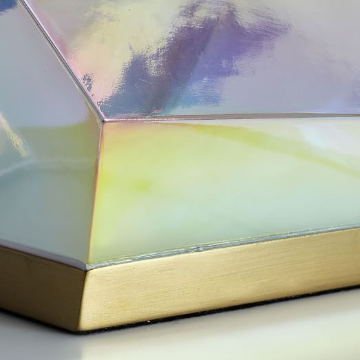 glass gem table lamp