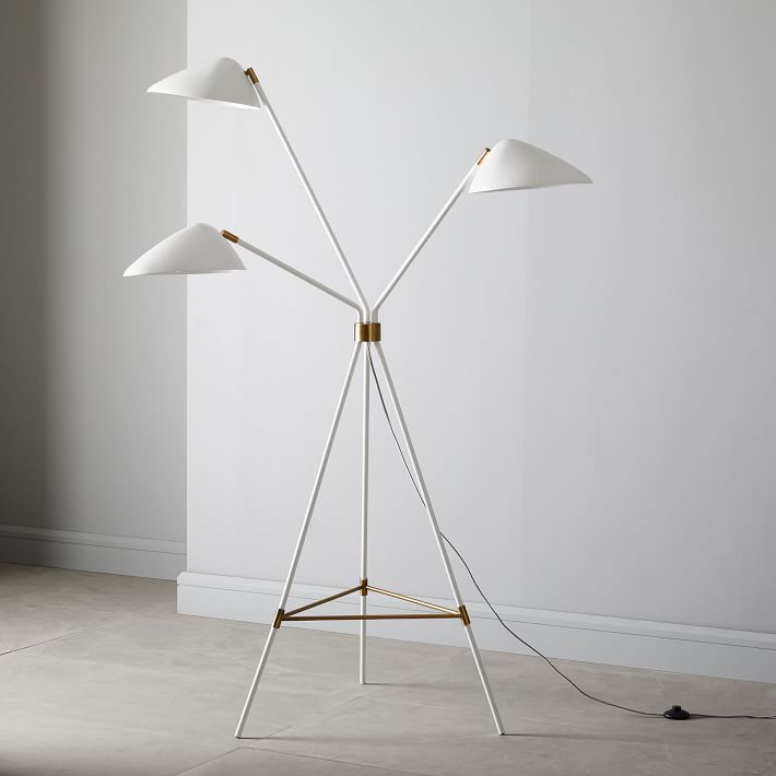 curvilinear floor lamp