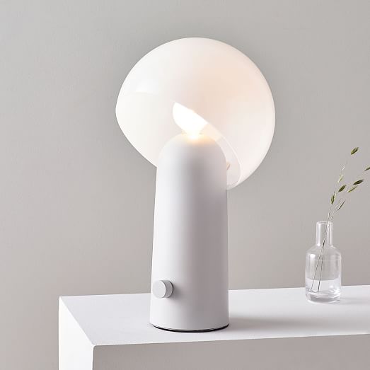 grey side lamps