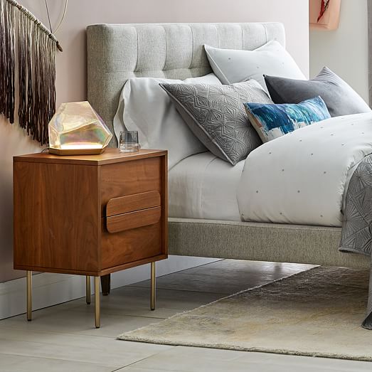 glass gem table lamp