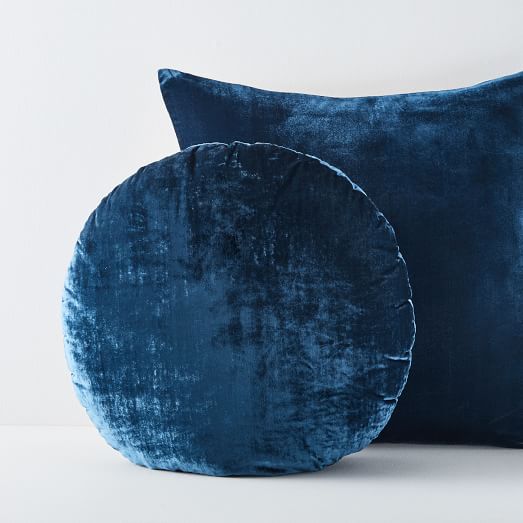 Lush Velvet Pillow Set - Regal Blue