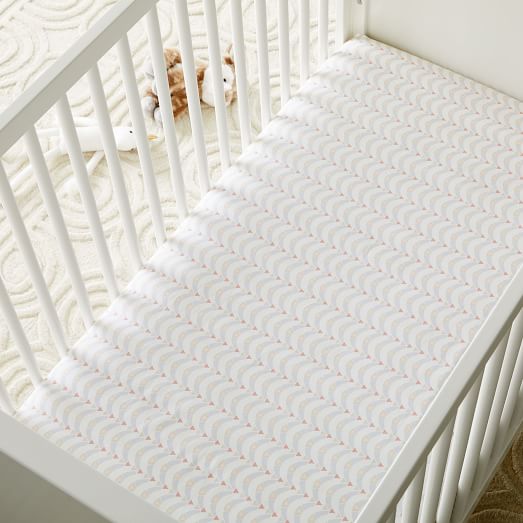 blush crib sheet