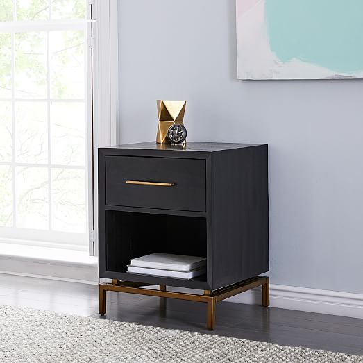 Alexa Burnished Nightstand