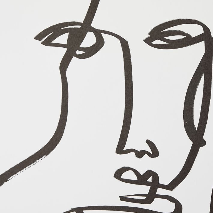 Drop It MODERN Femme© Removable Wallpaper Black & White West Elm