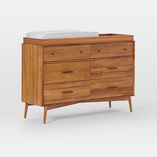 west elm changing table topper
