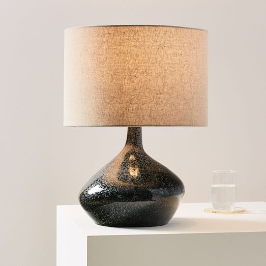 clay table lamp