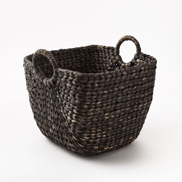Curved Storage Baskets w/ Handles West Elm