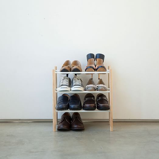 Extended Shoe Rack Entryway Organization