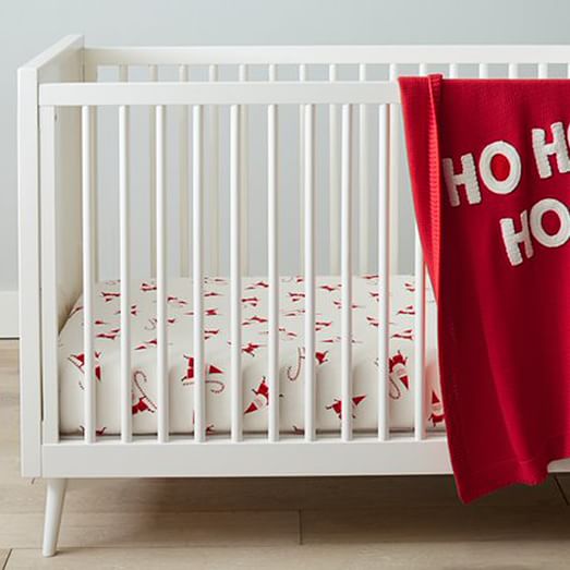 santa crib sheet