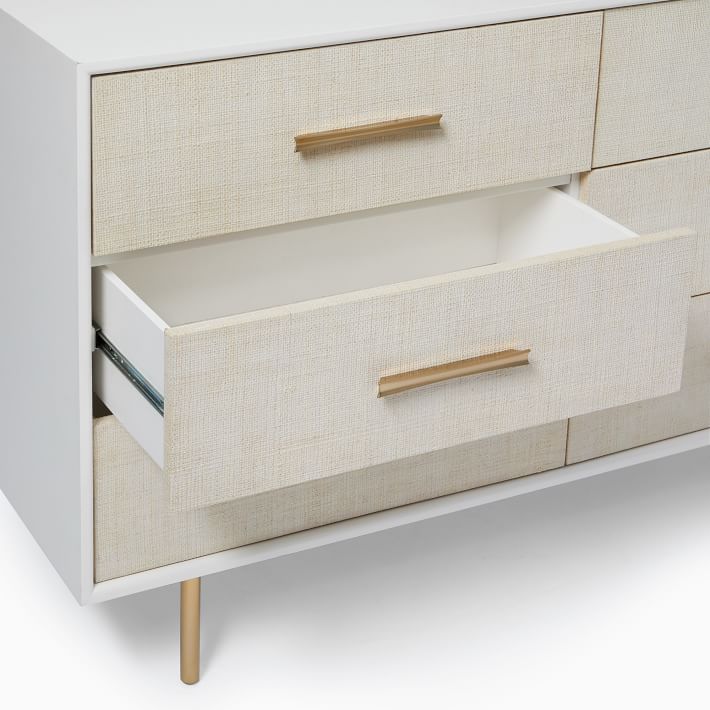 Margot Raffia 6-Drawer Dresser | West Elm