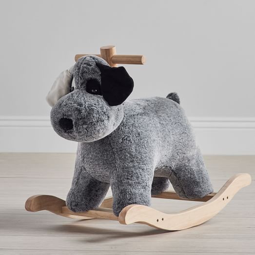 plush nursery rocker