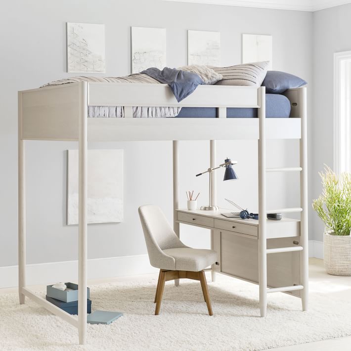 cheap loft bed with desk