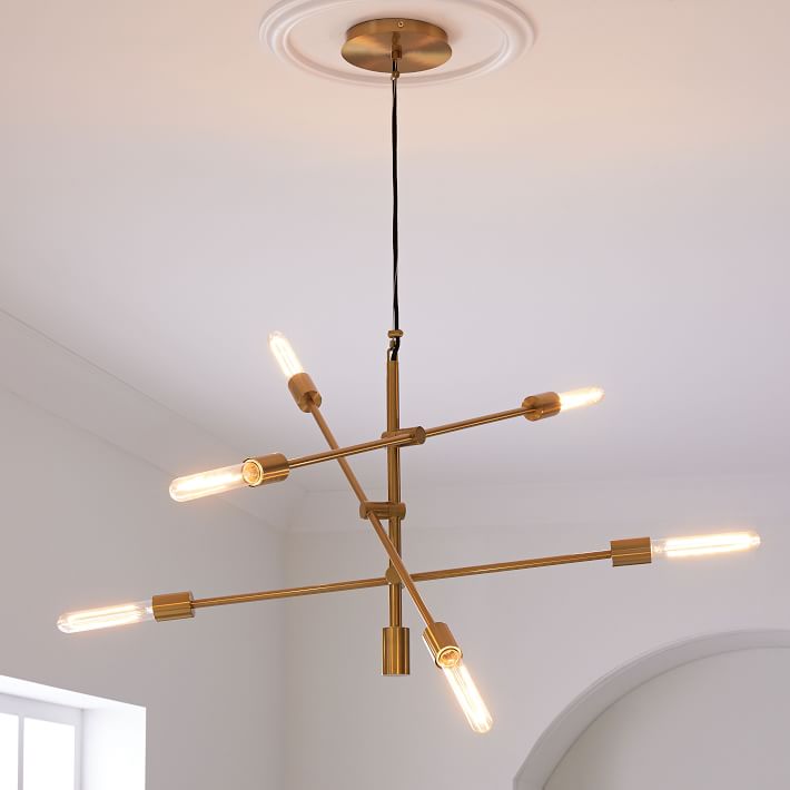 antique brass ceiling light