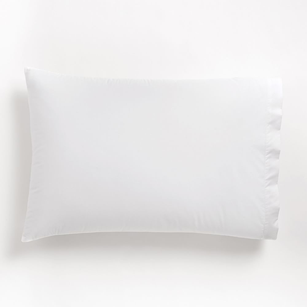 400ThreadCount Organic Cotton Percale Pillowcases (Set of 2) West Elm