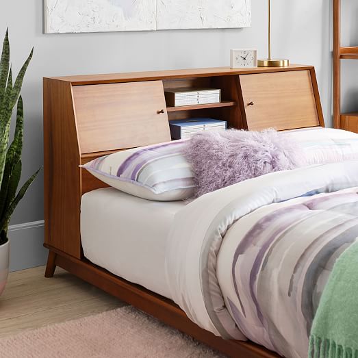 Below are few of the reliefs and benefits that such headboards. mid century headboard storage platform bed acorn