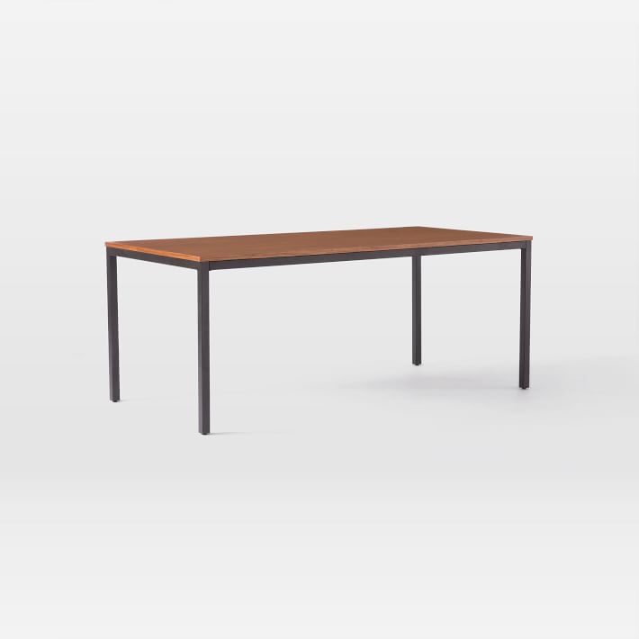 Shop Frame 72" Dining Table, Walnut, Antique Bronze from West Elm on Openhaus