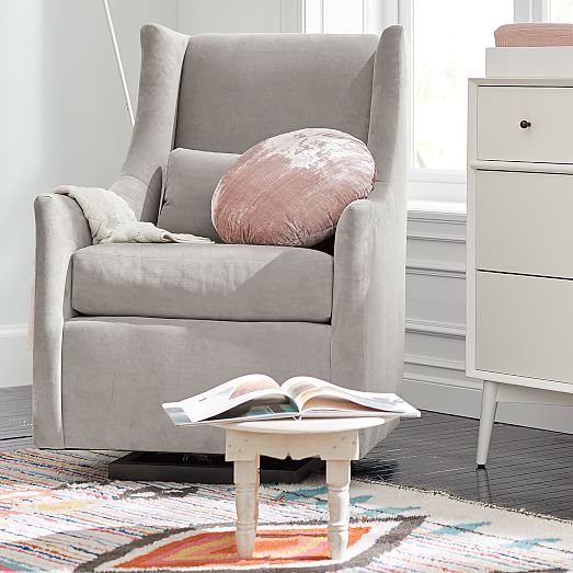 west elm glider chair