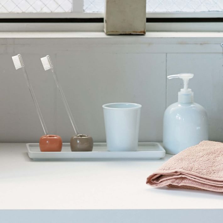 Muji White Porcelain Bath Accessories West Elm