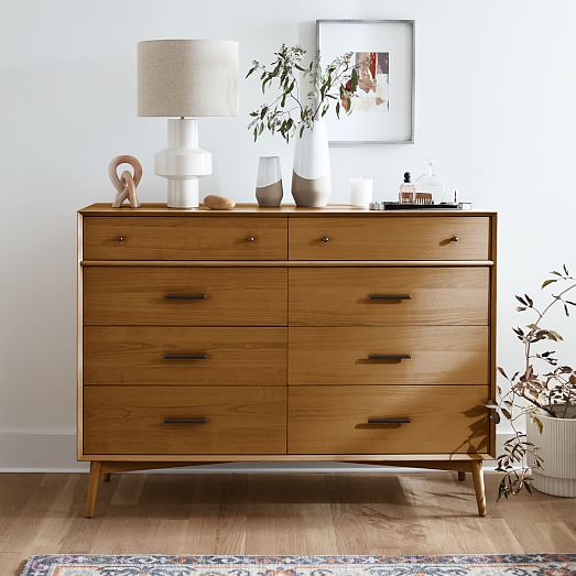 Mid Century 8 Drawer Dresser Acorn Mid Century 8 Drawer Dresser Acorn