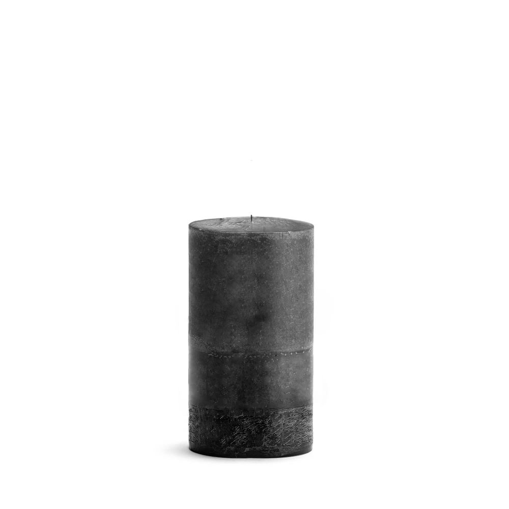 Light and Living RODGER Bamboo Cylinder Shade in BLACK SMALL