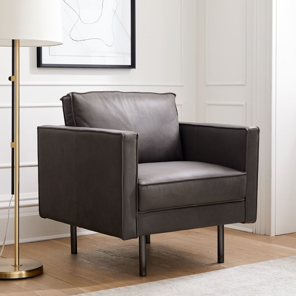 Shop Axel Leather Armchair from West Elm on Openhaus