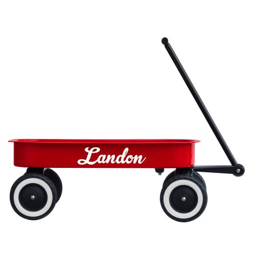 red steel wagon