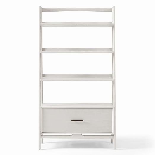 White Bookcase With Drawers On Bottom, White Book Shelves With Drawers