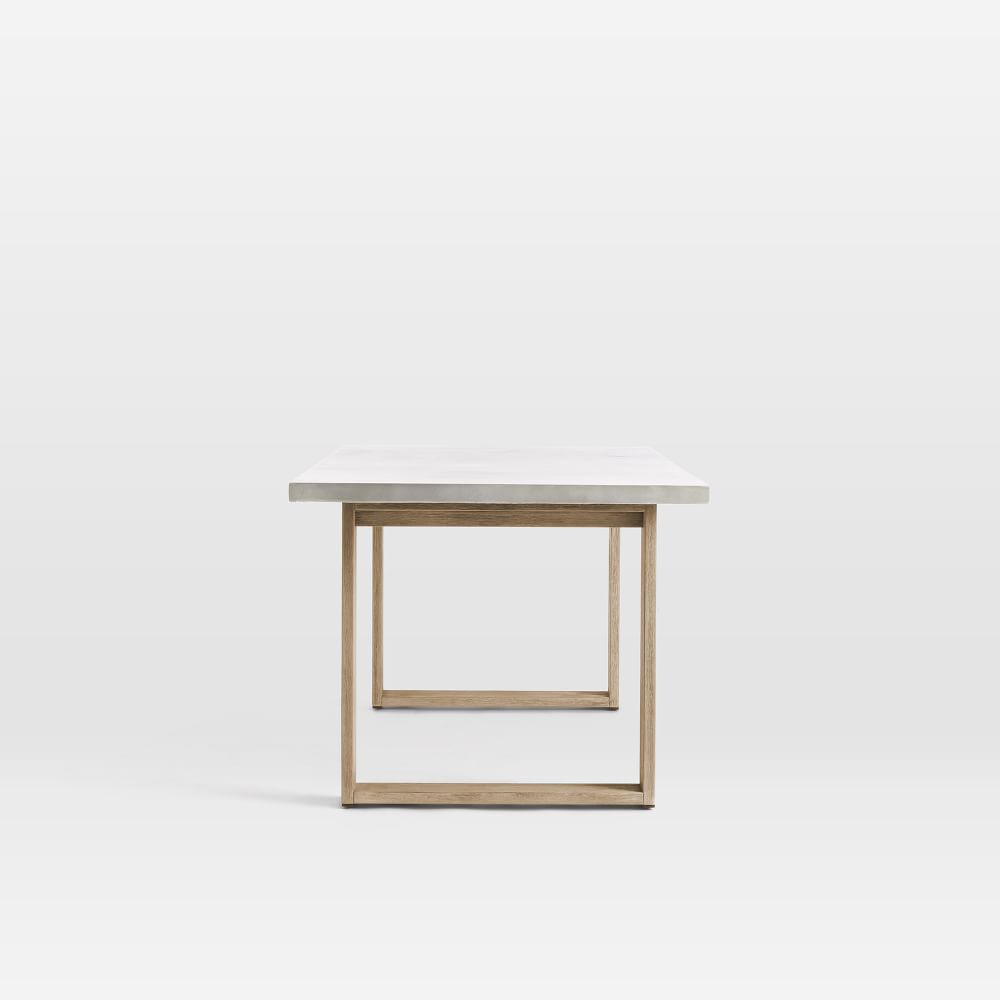 west elm concrete outdoor dining table