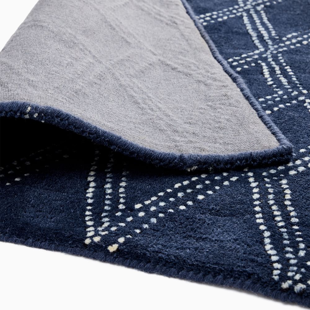 Hazy Lattice Rug West Elm