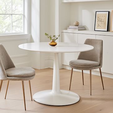 Liv Round Lacquer Dining Table | West Elm
