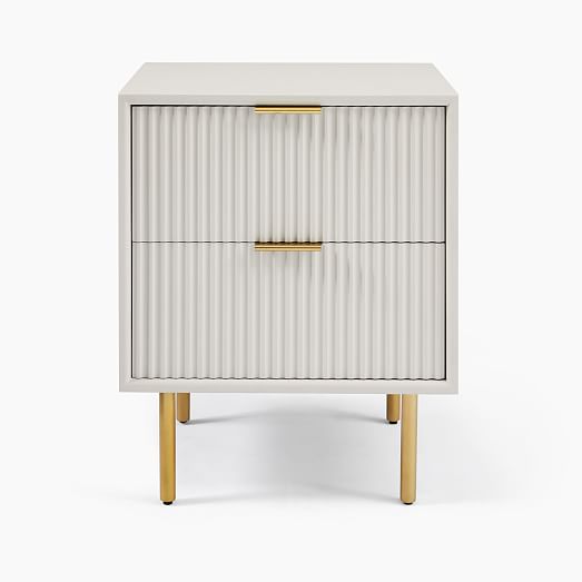 west elm white nightstand