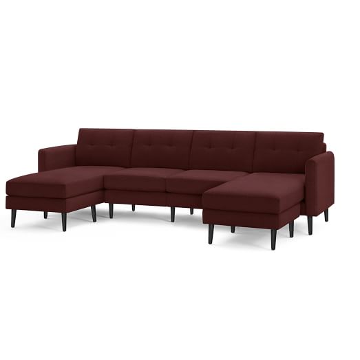 Burrow Nomad King Sectional With Double Chaise 112 - Burrow Nomad Velvet Sectional Sofa Burrow Nomad King Sectional With Double Chaise 112 - Burrow Nomad Velvet Sectional Sofa