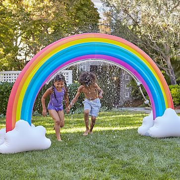 rainbow blow up sprinkler