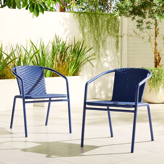 stackable wicker chairs outdoor