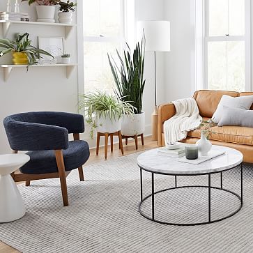 Streamline Round Coffee Table | West Elm