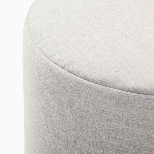 Sunbrella Indoor Outdoor Canvas Pouf